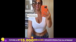 check out this hot brazilian amateur wife dancing her curves seductively for you