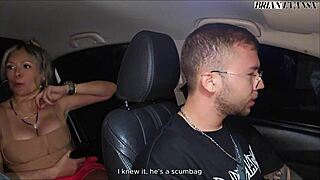 Monique Fuentes Ravages Driver Brian Evans In Car!