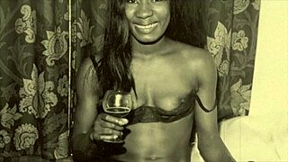 Vintage Women Suck Cock Outdoors with Hairy Bushes