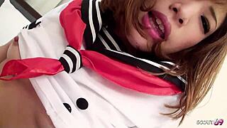 petite japanese teen 18+ in uniform... classmate pov creampie uncensored? 😘🔥