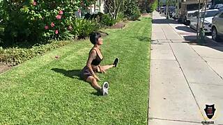 fit ava lee gets best workout on rome majors thick cock