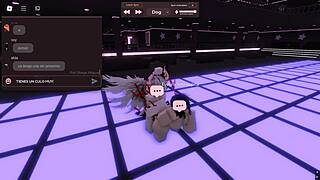 Holy shit, Evelyn's massive hardcore detonation explodes in sexy Roblox prostitution!