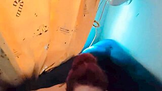 Thick curvy latina homemade blowjob slurps massive cock deep.