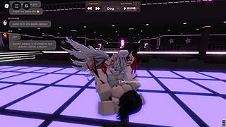 Holy shit, Evelyn's massive hardcore detonation explodes in sexy Roblox prostitution!