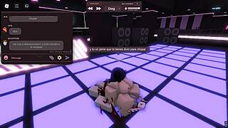 Holy shit, Evelyn's massive hardcore detonation explodes in sexy Roblox prostitution!