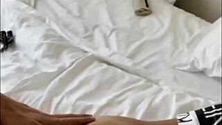 Hey feel that huge cock stretch my tight pussy doggy style til I moan