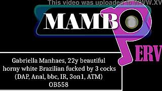 three cocks destroy my tight brazilian ass dap anal bbc atm gabriella manhaes