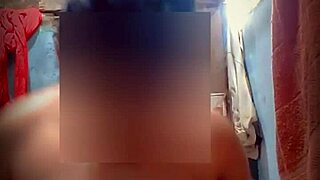 bbw with saggy tits gets naughty in the toilet stall