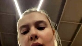 teen pounds fat pussy extreme in public gym hardcore