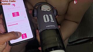 sucking balls on beyourlover skull man toy as it cums realistic creampie