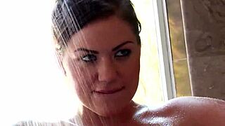 Inked stepmom sneaks in as stepteen gets facefucked deep in taboo 3some storyline