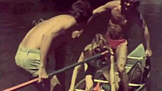 Step into vintage hairy group pussy orgies from retro era