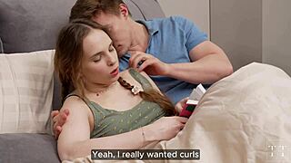 He Spots My Neck Hickeys And Ditches Literature For Deepthroat Creampie!