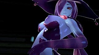 monster elf girl jumps on cock with neko sis and slimer dominating me halloween style