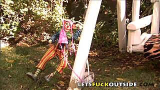 Vicky Vette's Big Boobs BOUNCE While Getting Banged Outside