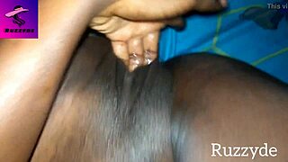 Groping her creamy unwashed pussy in the morning garage