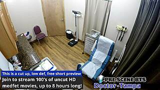 dr tampa backstage with aria nicole's shaved pussy toy spread