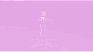 monster elf girl jumps on cock with neko sis and slimer dominating me halloween style