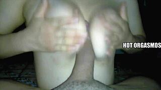 Petite tattooed latina wife with perky tits teases fetish cum play