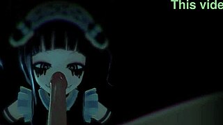 monster elf girl jumps on cock with neko sis and slimer dominating me halloween style