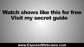 bouncing ariana can't stop stripping her ex-gf curves on webcam