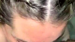 BEST blowjob ever from cum loving girlfriend deepthroat facial