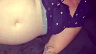 Chubby slut Resa takes master's creampie pussy pounding