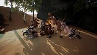 feels so intense watching tali kenda and lazra in that wild lesbian orgy kissing and fingering