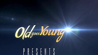 sweetie lifts skirt deepthroats old man in hardcore young teen reality