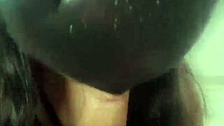 debora prado jerks huge cock then delivers sloppy deepthroat blowjob