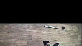 my girlfriend squats on my face with strap-on poolside for wet licks