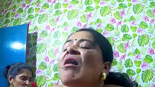 whoa indian step sis shares hubby for juicy ffm threesome squirting everywhere 💦😍