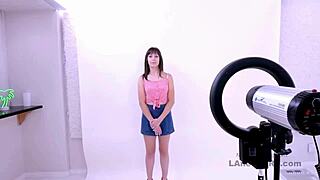 Flawless Brunette Model Fucked Roughly in Casting Audition