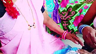 desi family threesome pounds with telugu dirty talk