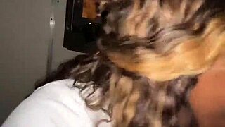 Ebony BBW Gulps Stranger's BBC at Gloryhole