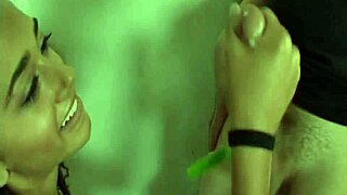 Mimi Allen Caresses Her Sexy Body While Handjobbing Monster Cock To Orgasm