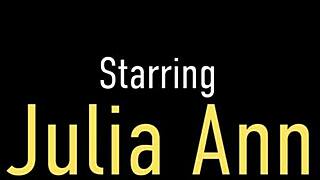 Big Titted Stepmom Julia Ann Jerks Stiff Cock Sprays Huge Cumshot Load