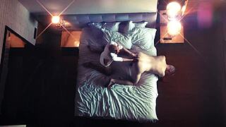 hidden cam catches skinny wife mistress fisting her moaning slave in kinky femdom fantasy.