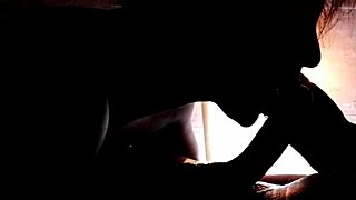 european wife gives romantic candlelit deepthroat at squirting party