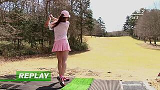 Horny Japanese Babe Bent Over Fucked After Clit Rubbing