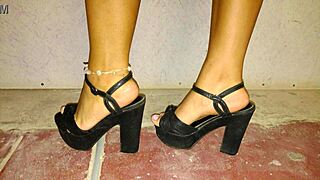 sol's sexy virgin latina ass in miniskirts heels 😍 homemade tease👠