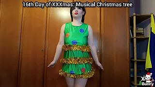 romanian brunette's big ass tits fart fetish homemade cosplay dirty talk pov christmas kink fest