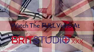 curvy british brunette with big natural tits fucks her tinder date hard after foreplay.