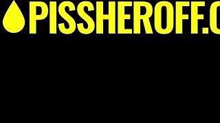 Cute blonde latina teen 18yo takes first golden shower in shower gets pussy dripping wet