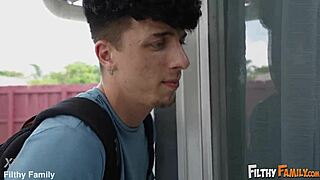 Voyeur Catches Stepmom's Big Tits Shaved Pussy Blowjob Deepthroat Creampie Facial Cumshot