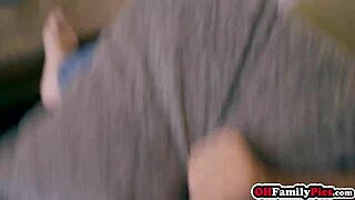 Whoa big dick stepson fucks teen stepsis and milf stepmom's wet asses 😍