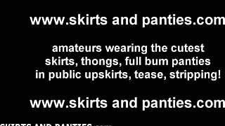 My Sexy Micro Skirt Tease Makes My Panties So Wet for You