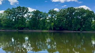 homemade couple pounds wife missionary with monster bbc creampie deep in nature outdoors