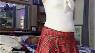 redhead milf hotwife steffi dances her wet pussy in promo pmv