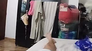 Neighbor Secretly Records Latina Deepthroat Blowjob on Big Cock